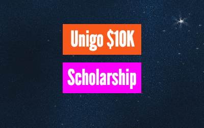 Unigo Scholarships – $10,000 – Apply Annually by December 31