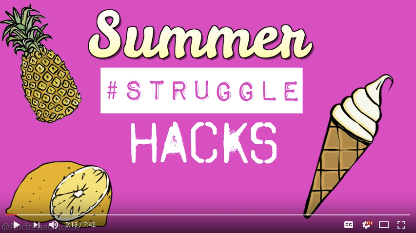 10 STRUGGLE Hacks for Summer & School! Advice from AndreasChoice