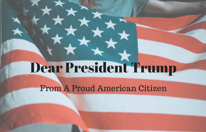 Dear President Trump