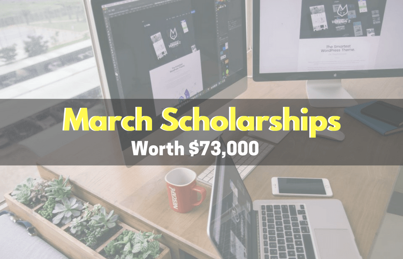 15 March Scholarships Worth $72,000