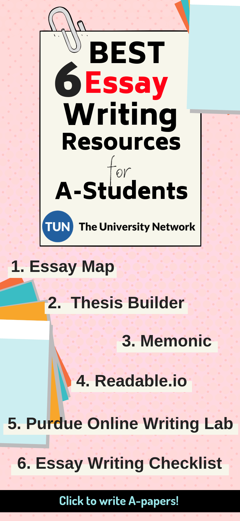 resources for writing essays