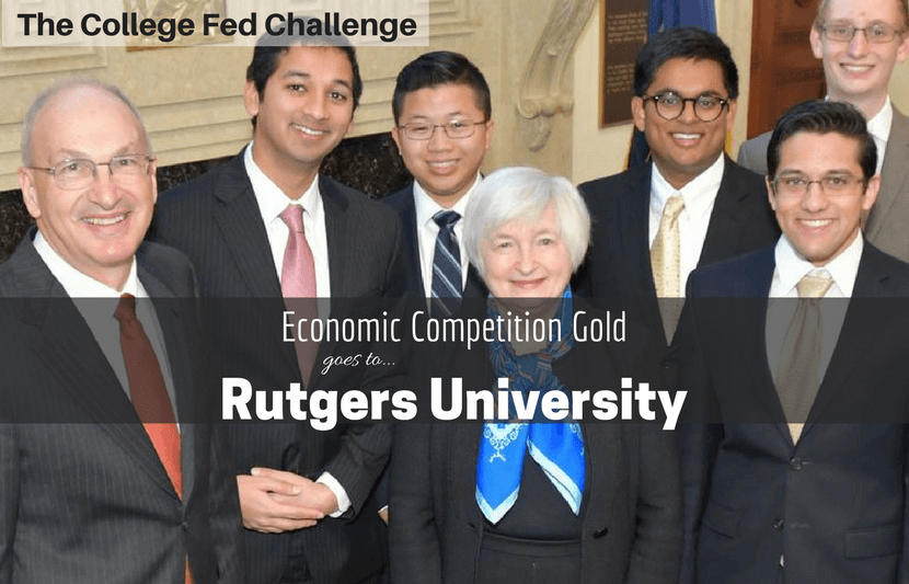 Economic Competition Gold Goes to Rutgers University