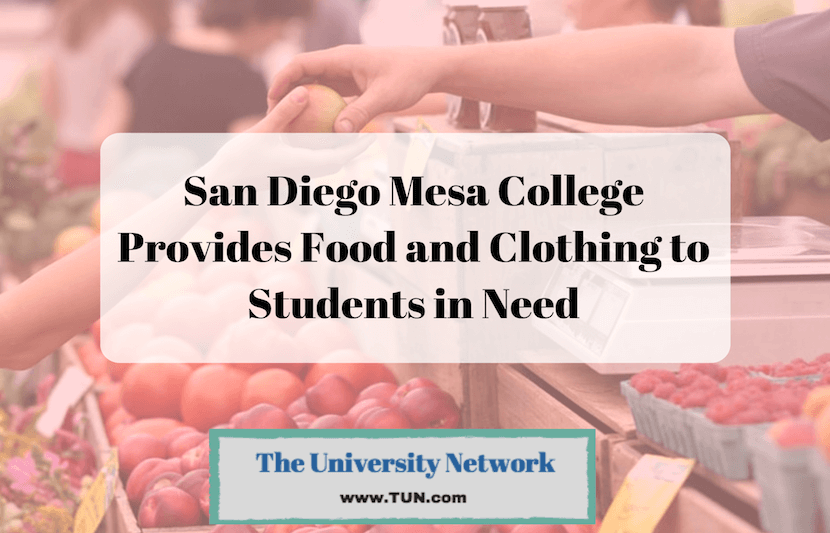 San Diego Mesa College Provides Food & Clothing to Students in Need