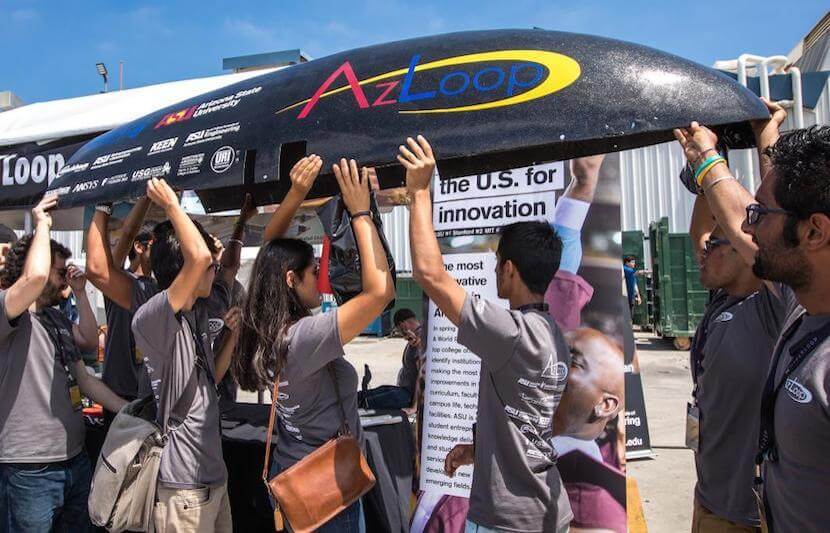 New AZLoop Team Makes It to Top Eight In Its First SpaceX Hyperloop Pod Competition