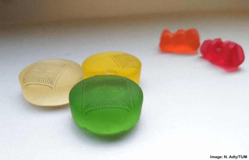 Gli scienziati stampano sensori medici su caramelle gommose