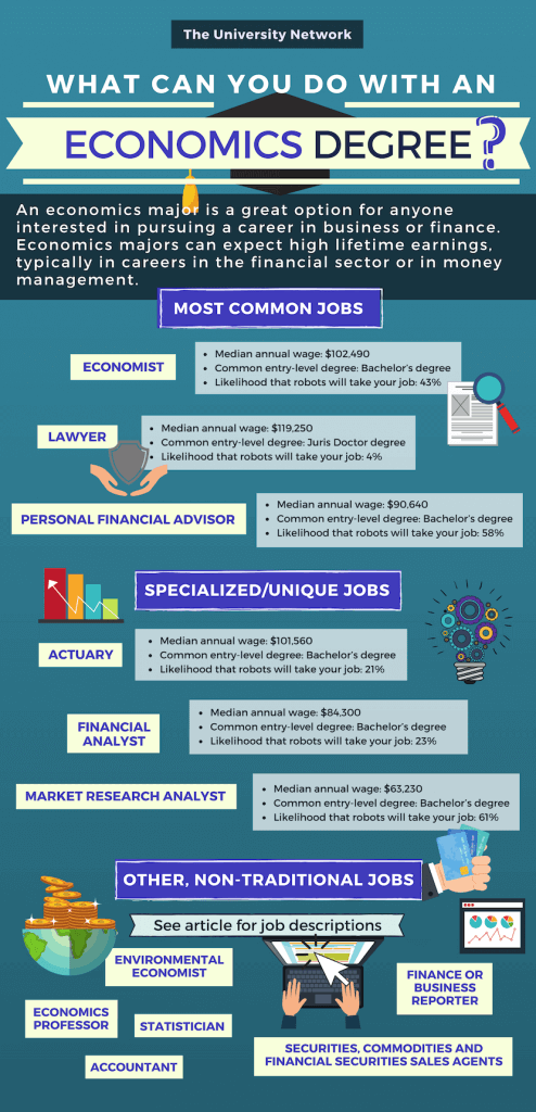 Economics Major Jobs Infographic