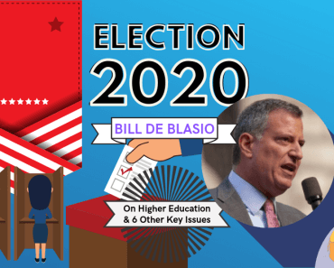 Bill de Blasio 2020 — On Higher Education and 6 Other Key Issues