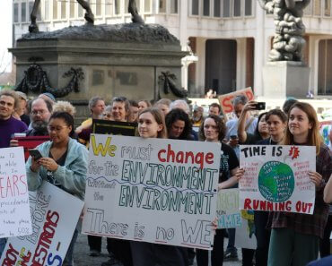 Teen Aktivisten führen den Kampf gegen den Klimawandel