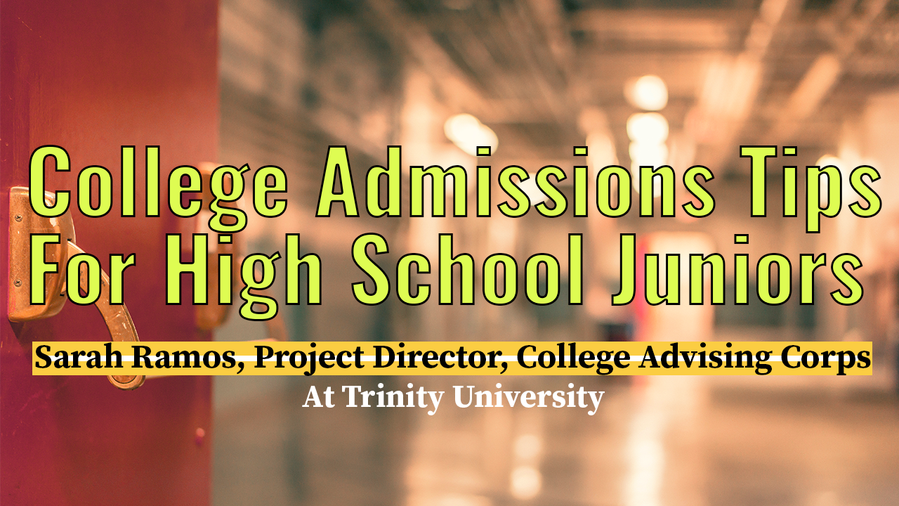 College Admissions Tips for High School Juniors | TUN