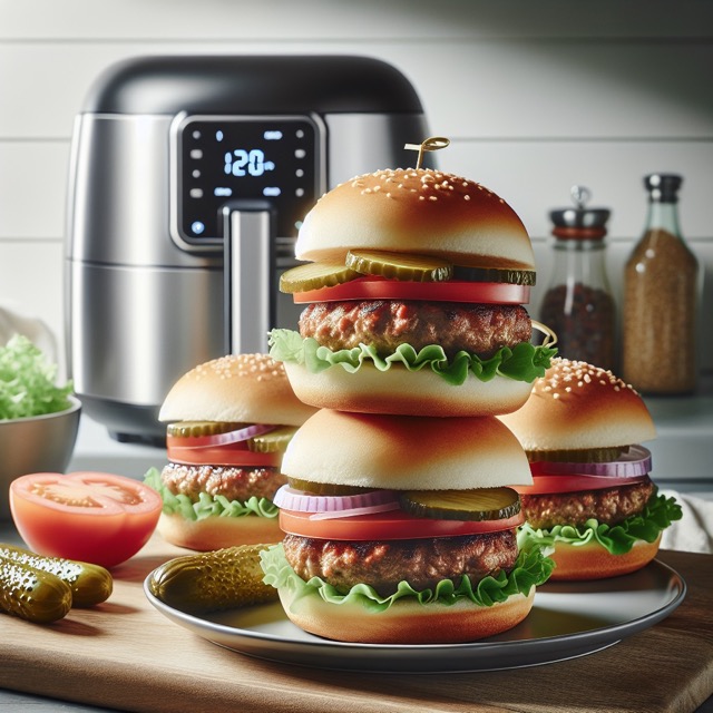 Cook Like a Pro Simple Air Fryer Burgers for the College Student