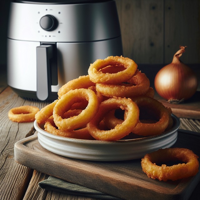 Healthy Air Fryer Onion Rings A Dorm Room Recipe