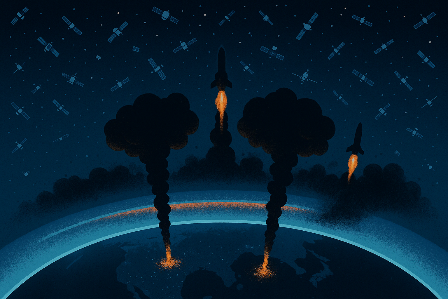 Satellite Megaconstellations Are Polluting the Upper Atmosphere