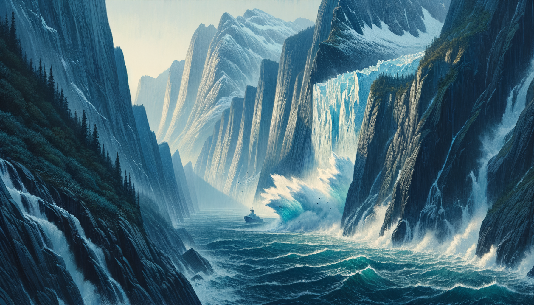 Alaska Tsunami Reaches 481 Meters After Glacier Collapse