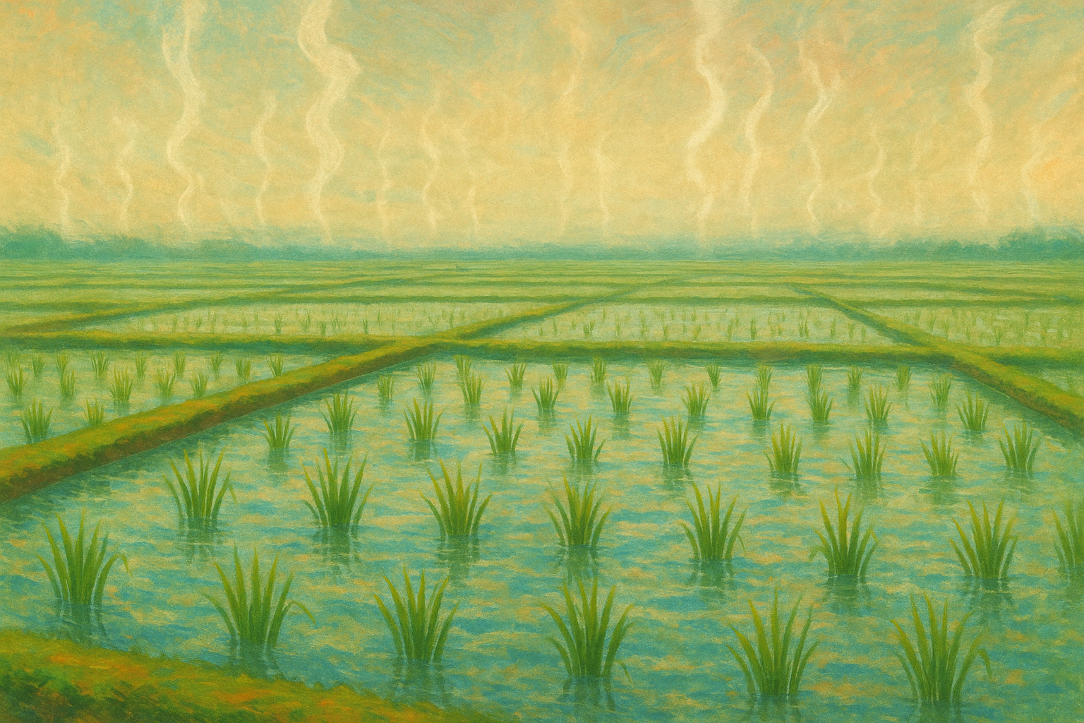 Rice Paddy Greenhouse Gas Emissions Have Doubled in 60 Years