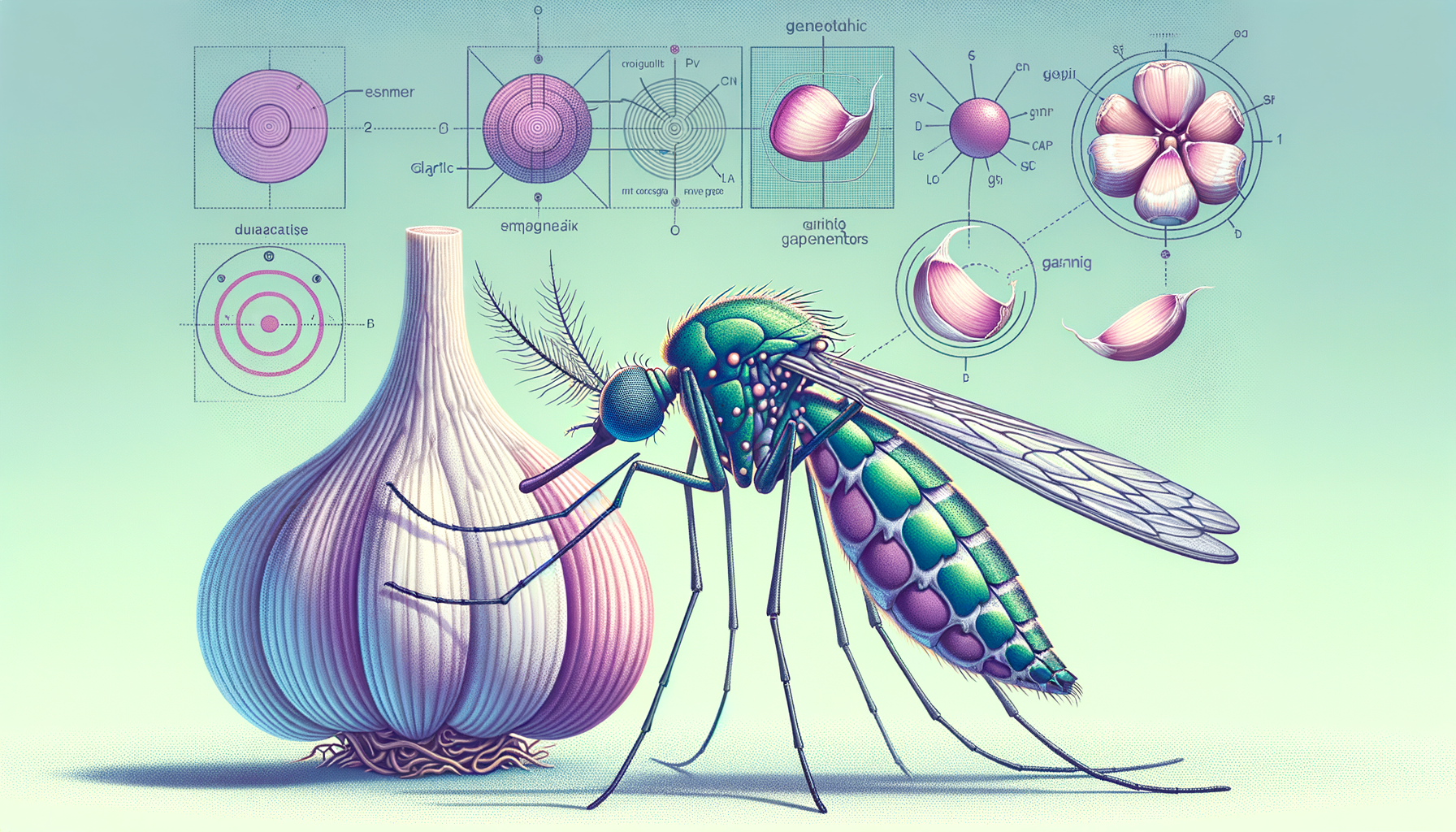 Yale Study: Garlic Blocks Mosquito Mating via Taste Receptor