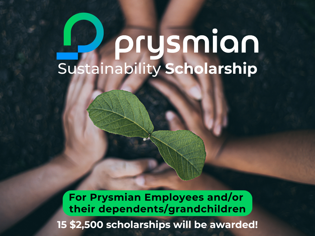 La borsa di studio sulla sostenibilità di Prysmian