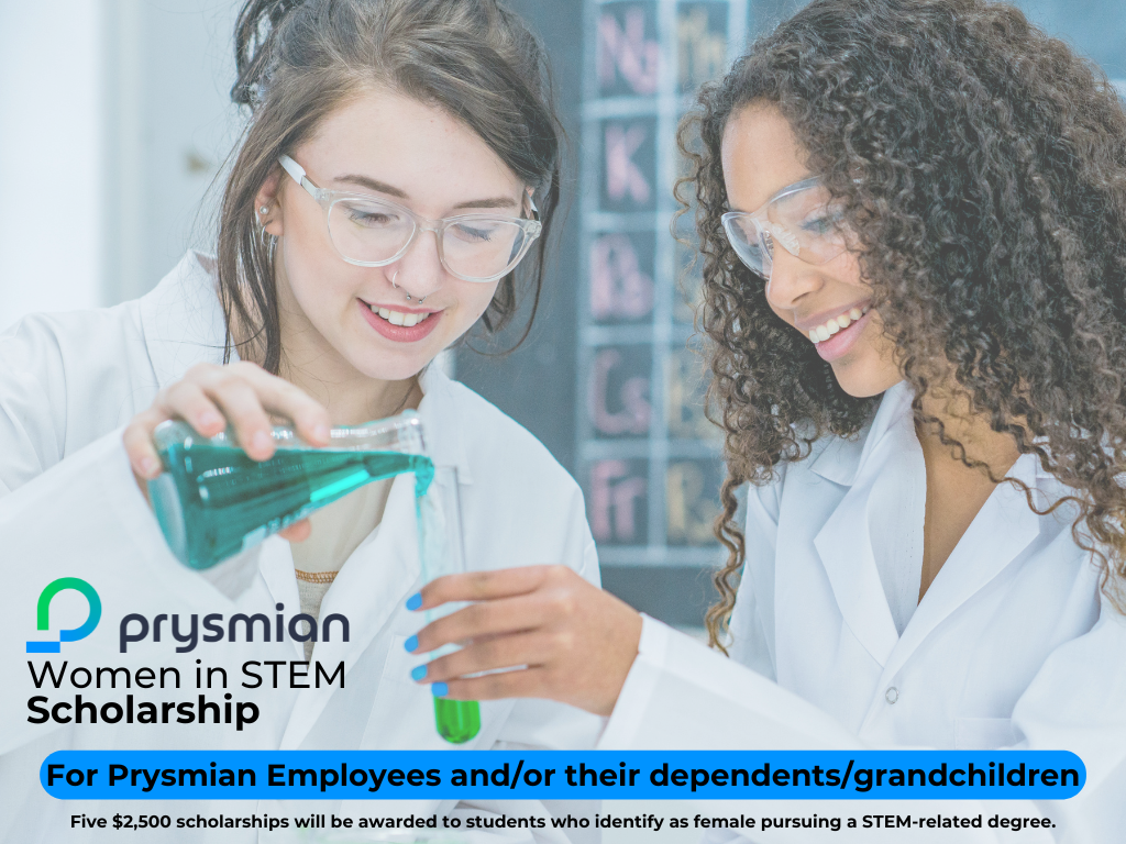 The Prysmian Women in STEM Scholarship