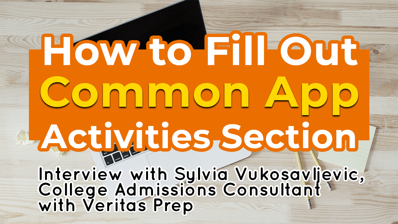 How to Fill Out Common App Activities Section