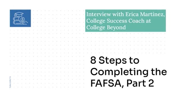 FAFSA を完了するための 8 つのステップ、パート 2