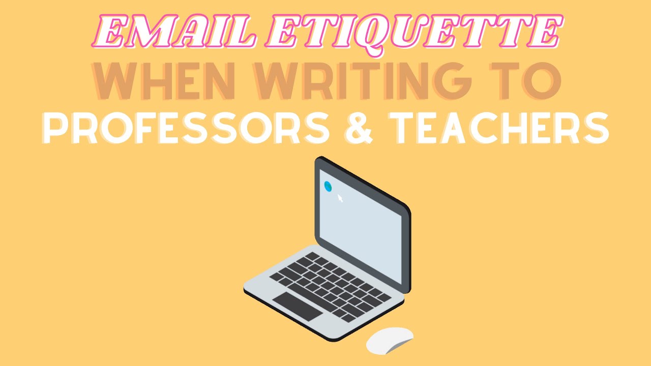 Etika E-mel Semasa Menulis Kepada Profesor dan Guru